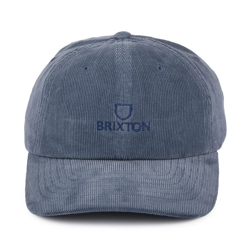 Casquette en Velours Côtelé Alpha LP bleu BRIXTON