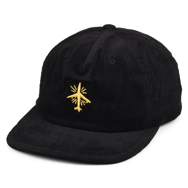 Casquette Snapback en Velours Côtelé BB Mode MP noir BRIXTON