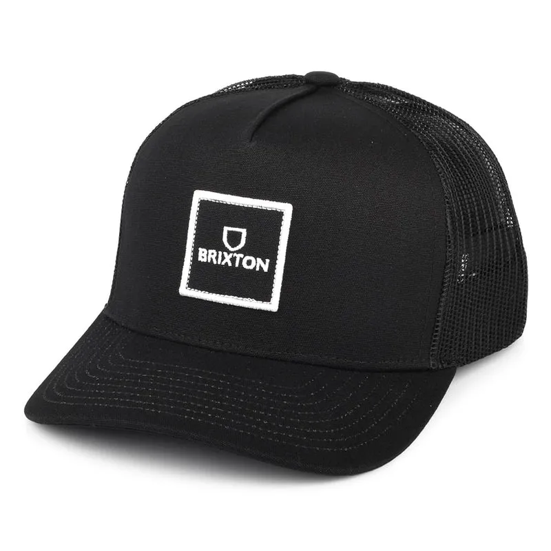 Casquette Trucker Alpha Block NetPlus MP noir BRIXTON