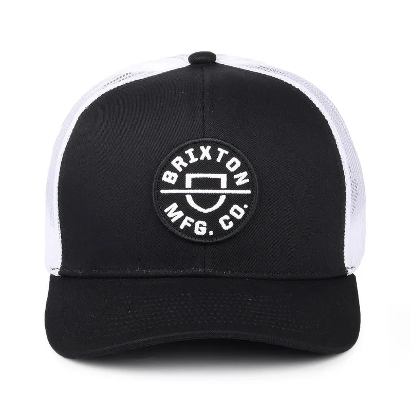 Casquette Trucker en Maille Crest MP noir-blanc BRIXTON