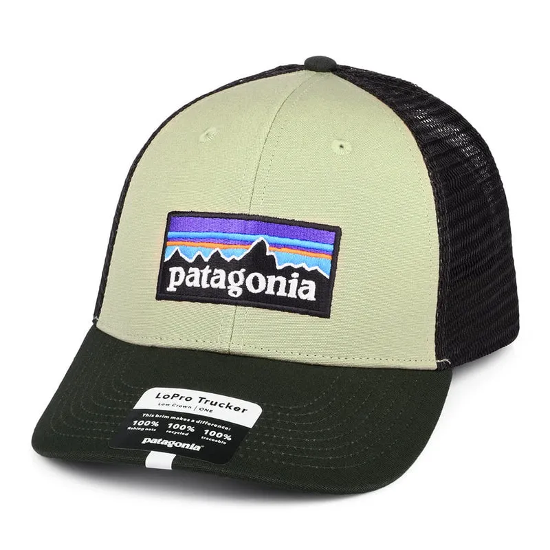 Casquette Trucker en Coton Bio LoPro P-6 Logo khaki PATAGONIA