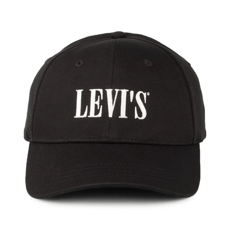 Casquette en Coton Serif Logo noir-blanc LEVI'S
