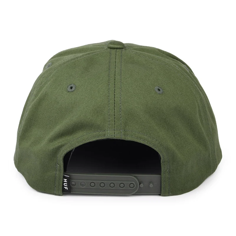 Casquette Snapback Non Structurée Triple Triangle olive HUF