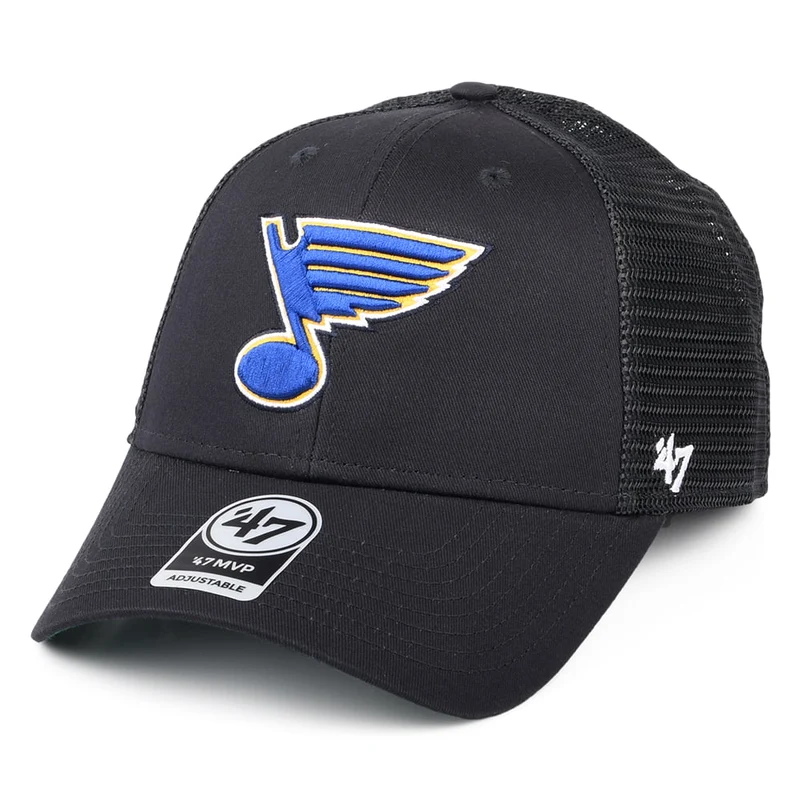 Casquette Trucker Branson MVP St Louis Blues bleu marine 47 BRAND