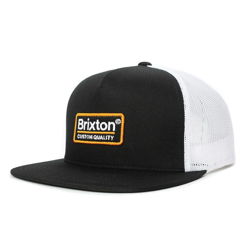 Casquette Trucker Palmer noir-blanc-doré BRIXTON