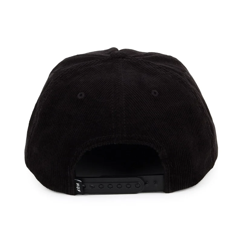 Casquette Snapback en Velours Côtelé Infamous noir HUF