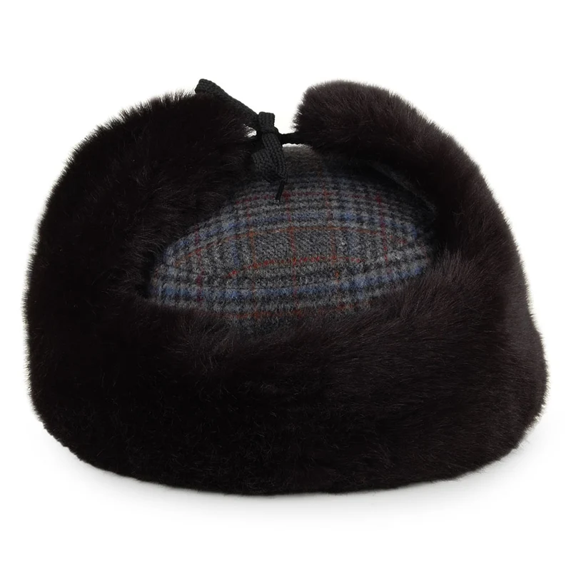 Casquette Militaire Avec Protège-Oreilles Krusk gris-noir CRAMBES