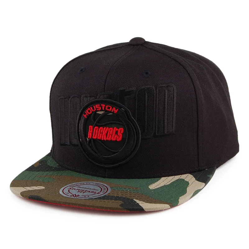 Casquette Snapback Blind Houston Rockets noir-camouflage MITCHELL & NESS