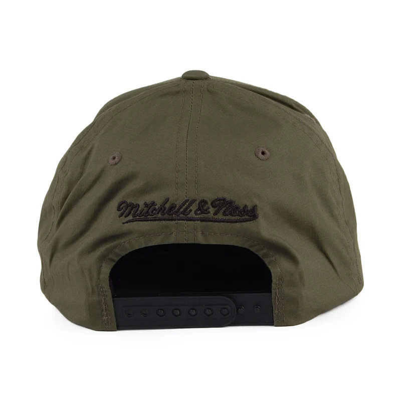 Casquette Snapback Ripstop Battle Cleveland Cavaliers vert militaire MITCHELL & NESS