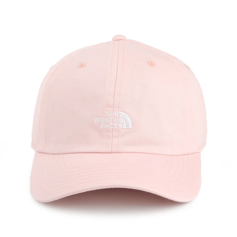 Casquette Délavé Washed Norm en Coton rose clair THE NORTH FACE