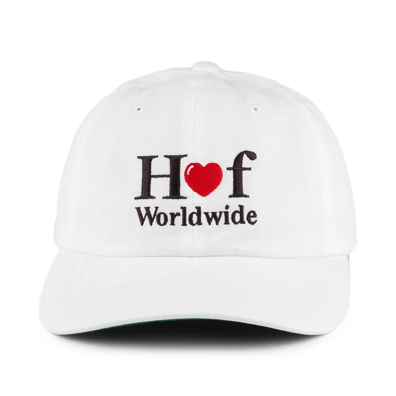 Casquette à Visière Incurvée Love blanc HUF