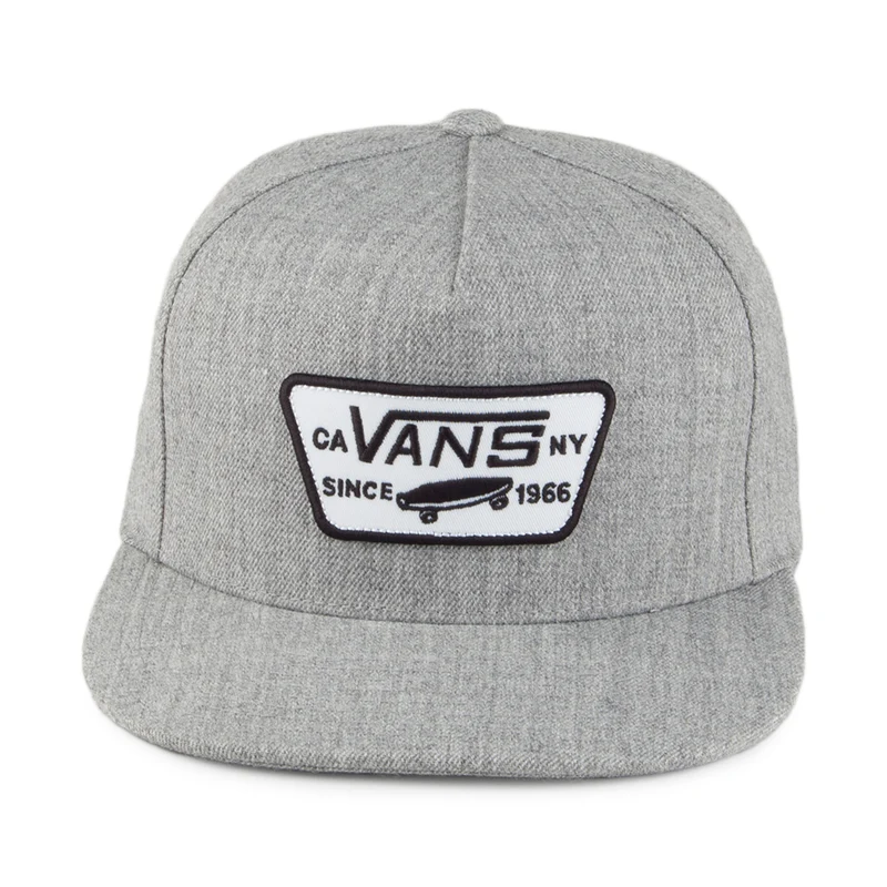 Casquette Snapback Full Patch gris chiné VANS