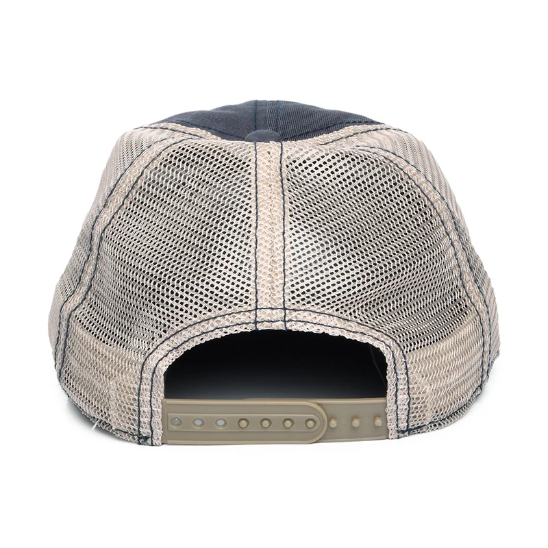 Casquette Trucker en Coton bleu marine DORFMAN PACIFIC