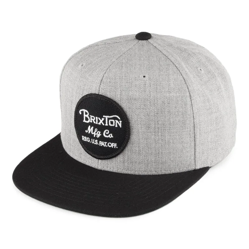 Casquette Snapback Wheeler gris-noir BRIXTON