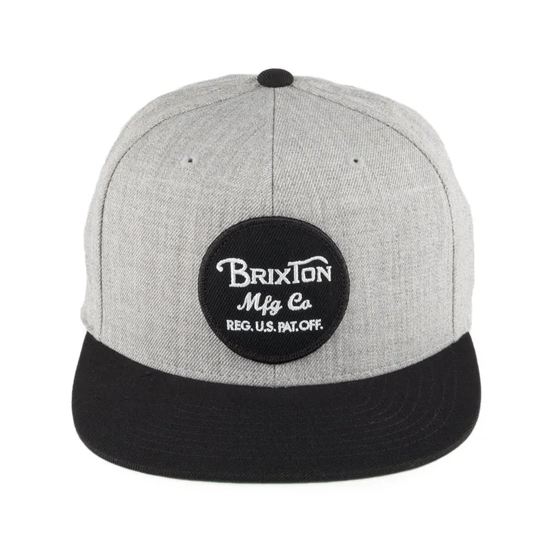 Casquette Snapback Wheeler gris-noir BRIXTON