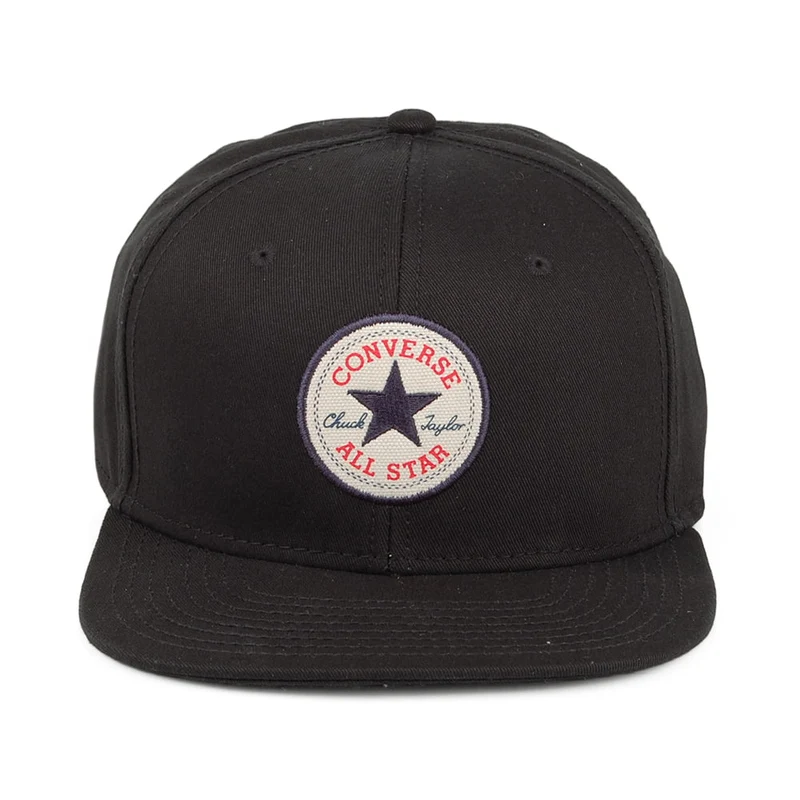 Casquette Snapback en Coton Sergé Core noir CONVERSE