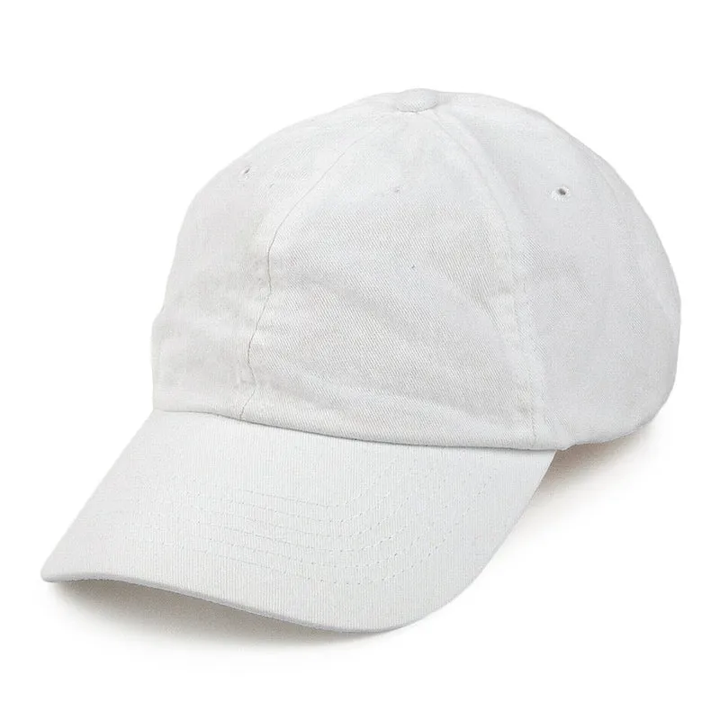 Casquette en Coton Délavé blanc