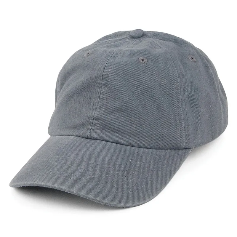 Casquette en Coton Délavé gris