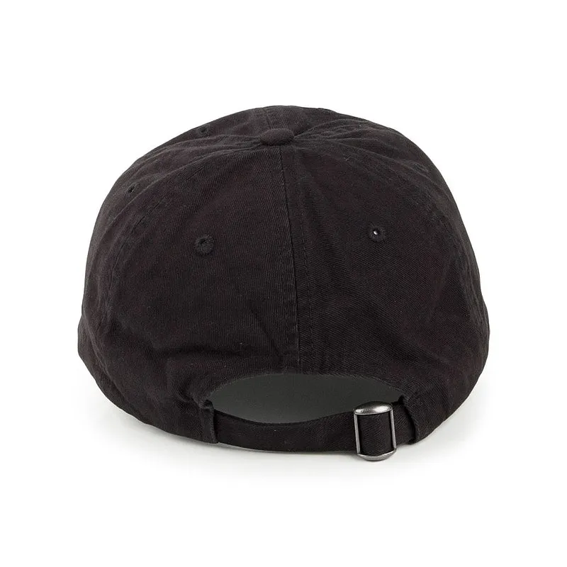 Casquette en Coton Délavé noir