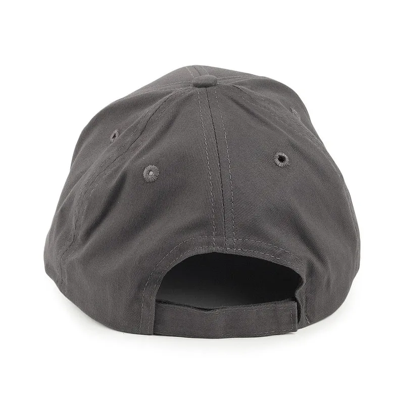 Casquette en Coton Brossé gris