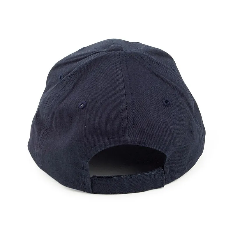 Casquette en Coton Brossé bleu marine
