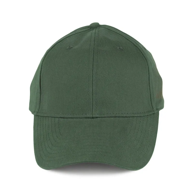 Casquette en Coton Brossé vert