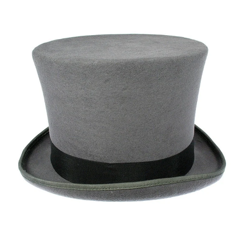 Chapeau Haut de Forme Victorien gris JAXON & JAMES