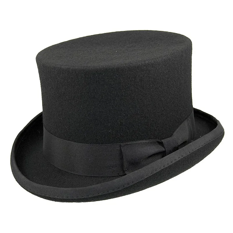 Chapeau Haut de Forme Mid Crown noir JAXON & JAMES