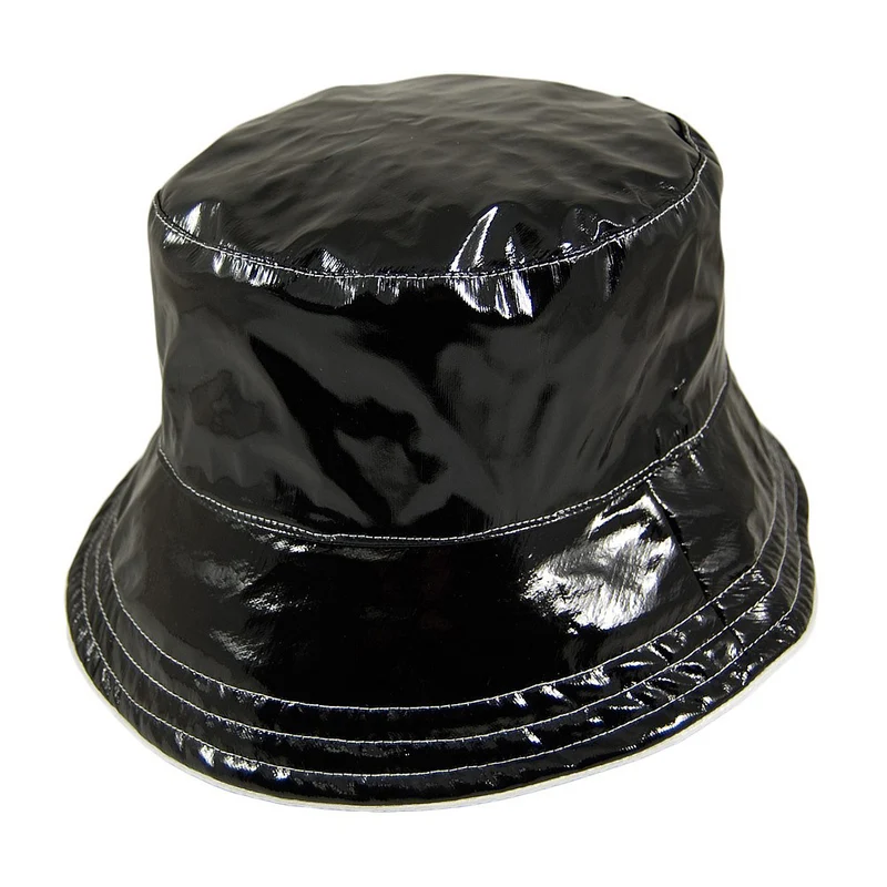 Chapeau Bob Réversible en Vinyle Luciella noir SCALA