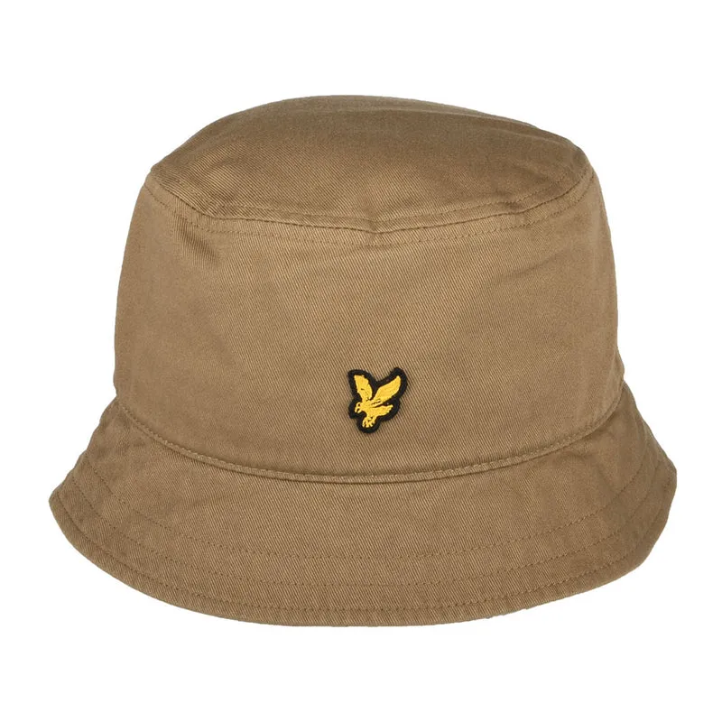 Chapeau Bob en Coton Sergé marron LYLE & SCOTT