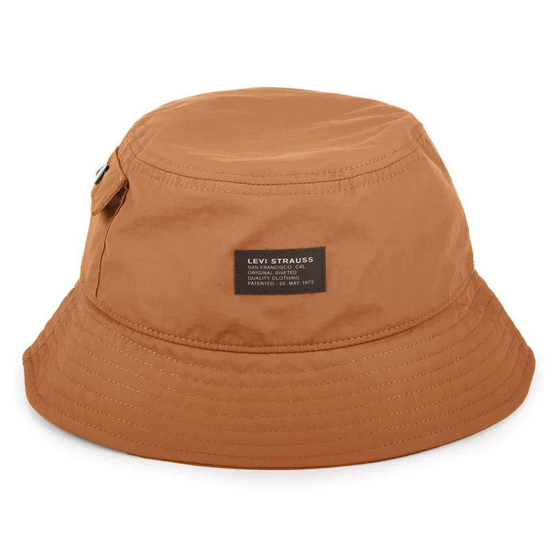 Chapeau Bob avec Poche No Horse Pull Logo Patch khaki LEVI'S