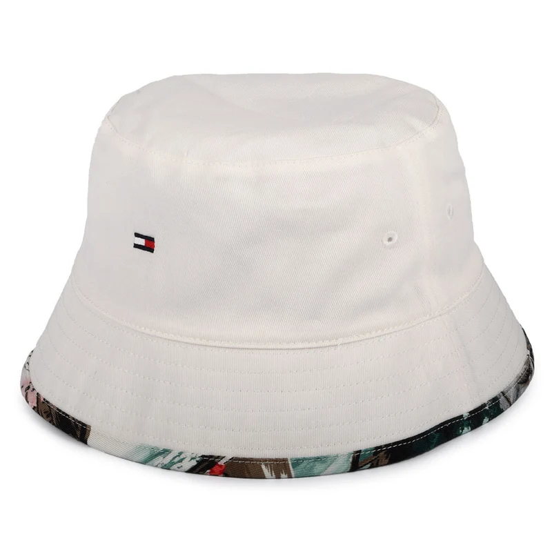 Chapeau Bob Réversible Flag Palm blanc-vert TOMMY HILFIGER