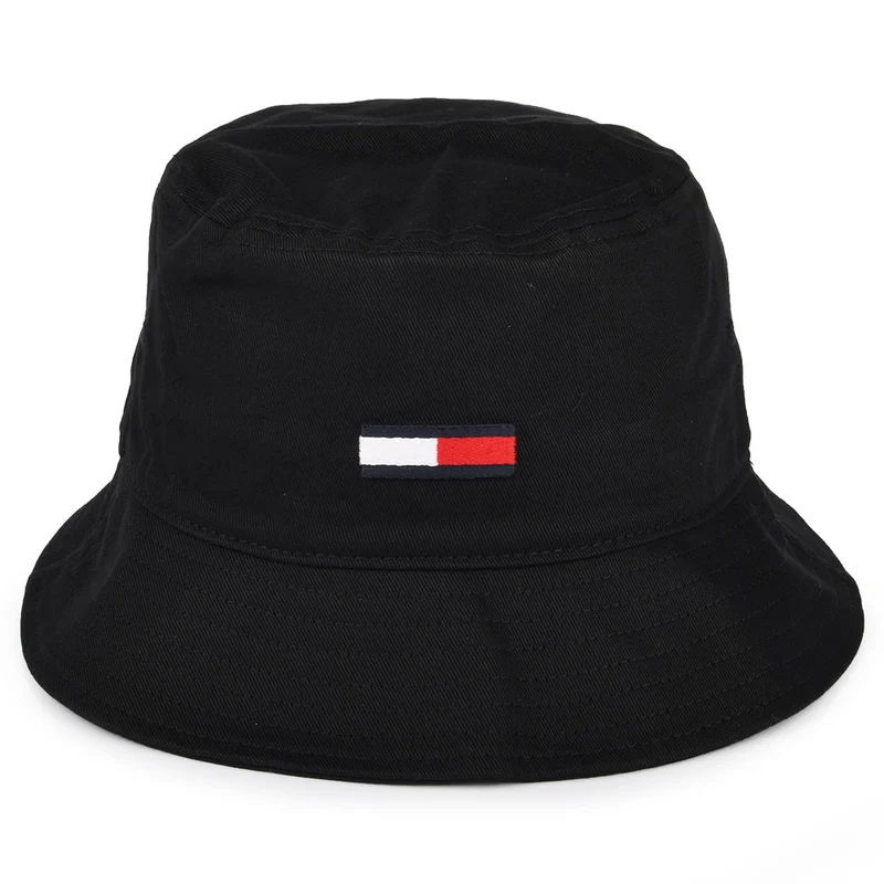 Chapeau Bob en Coton Bio TJM Flag noir TOMMY HILFIGER