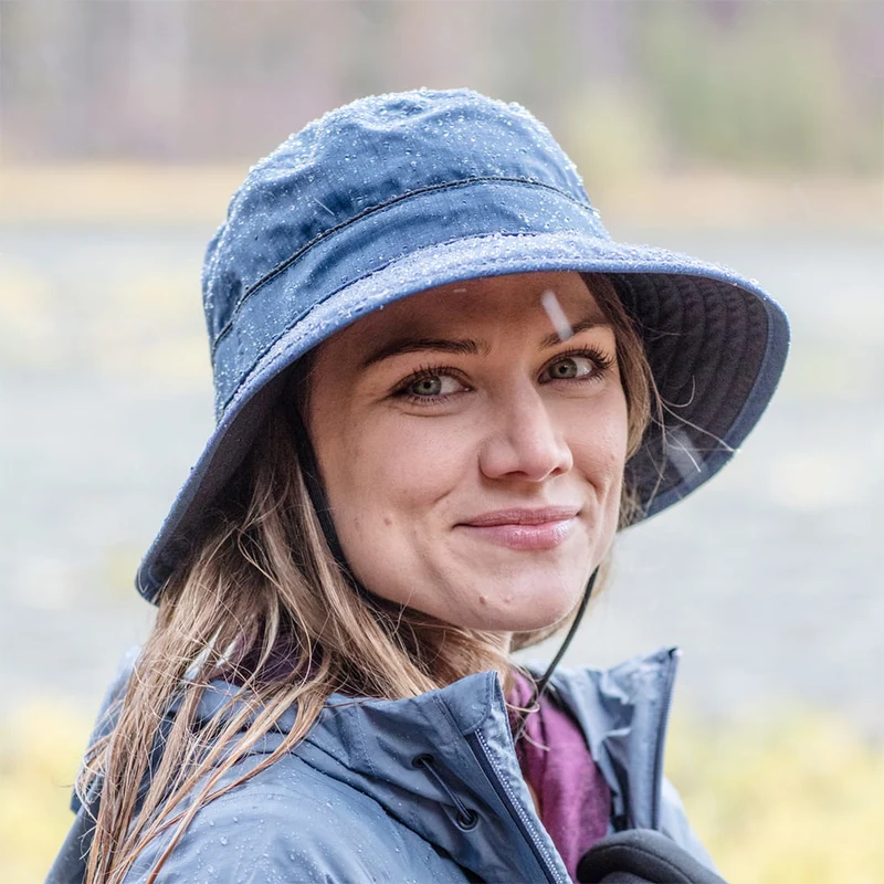 Chapeau Bob Imperméable Ultra Storm bleu fumée SUNDAY AFTERNOONS