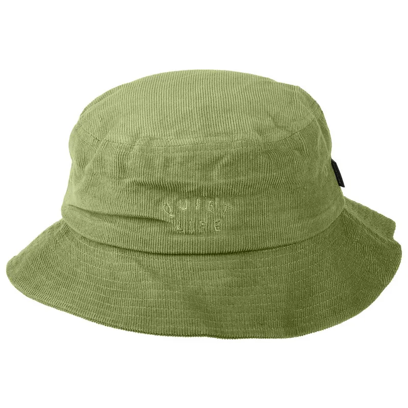 Chapeau Bob en Velours Côtelé olive THE QUIET LIFE