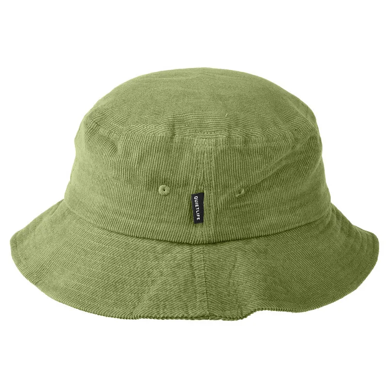 Chapeau Bob en Velours Côtelé olive THE QUIET LIFE