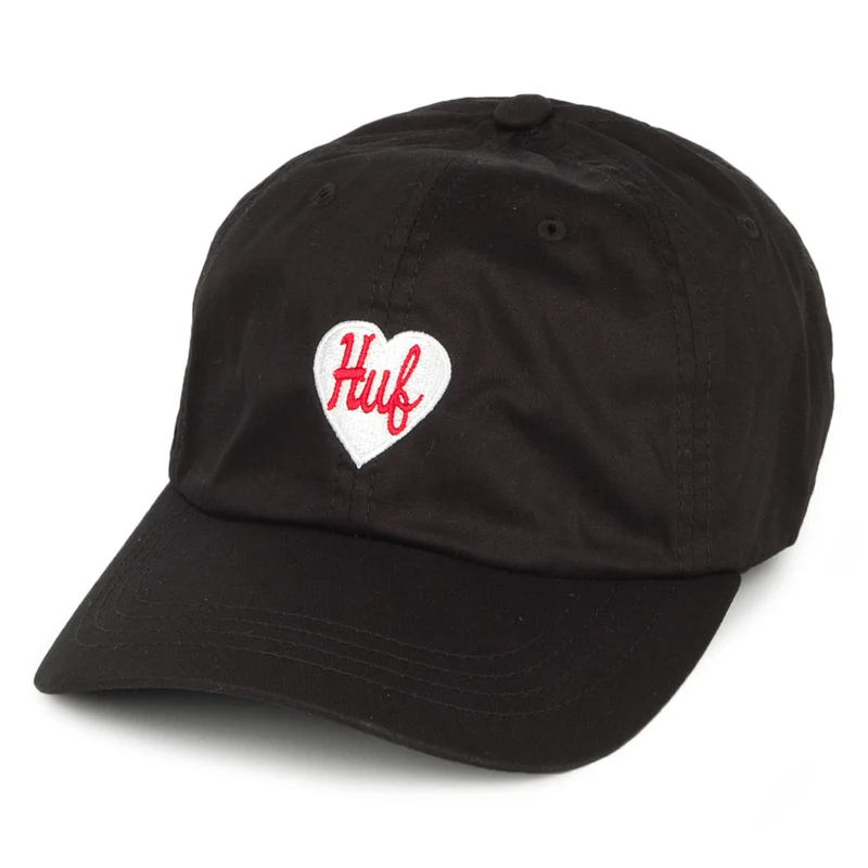 Casquette à Visière Incurvée Plastic Heart noir HUF