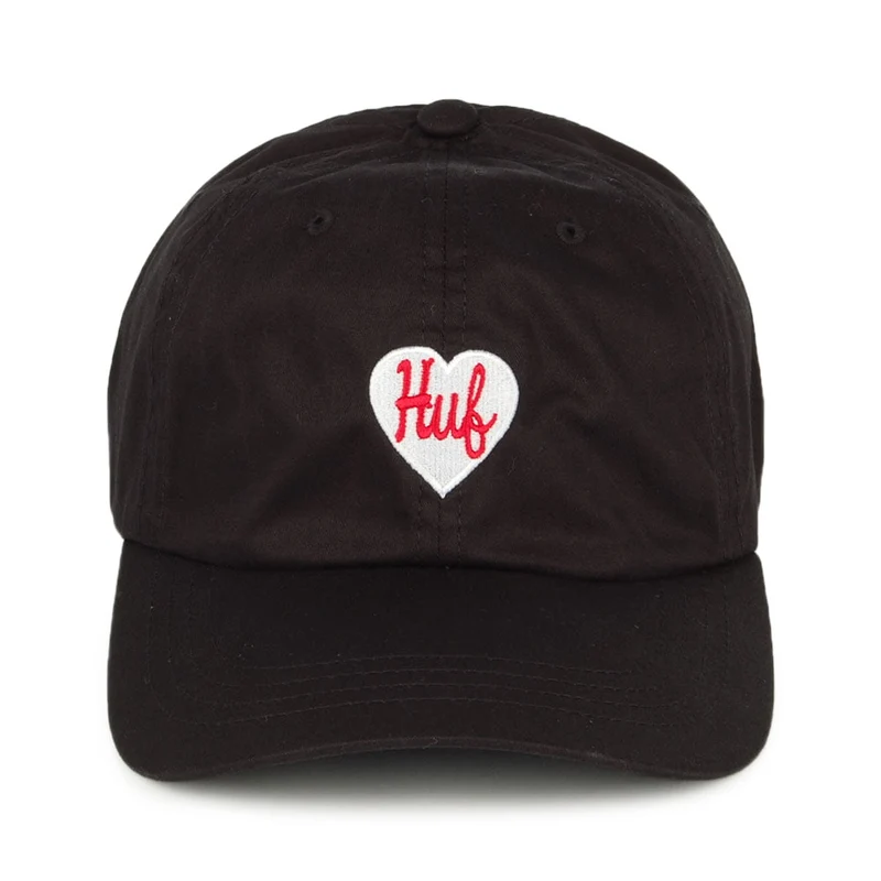 Casquette à Visière Incurvée Plastic Heart noir HUF