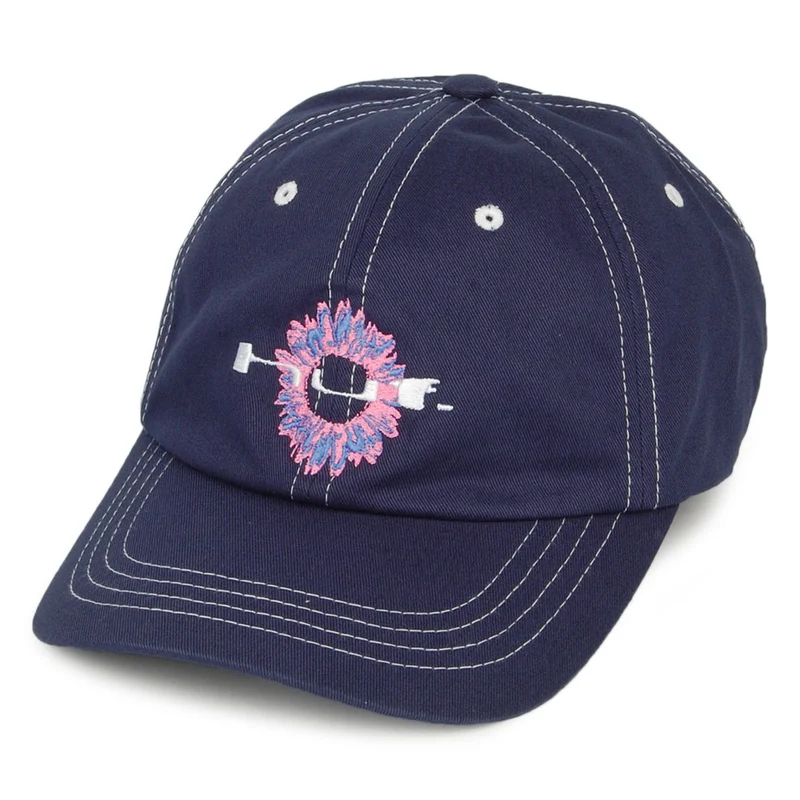 Casquette à Visière Incurvée Peaking bleu marine délavé HUF