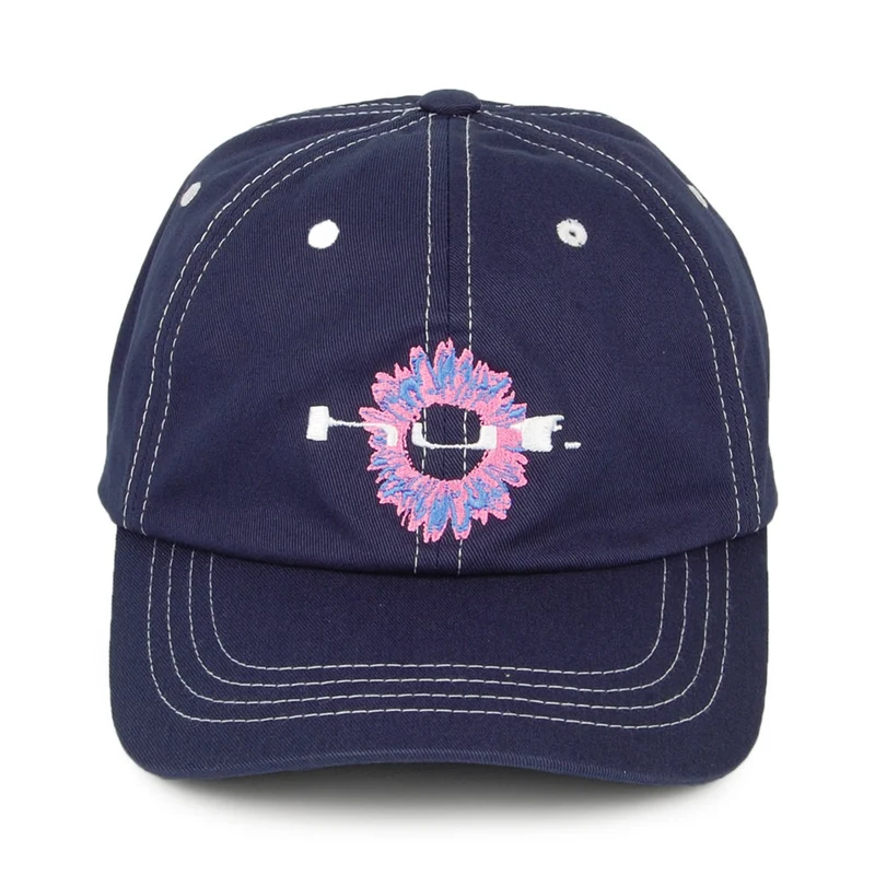 Casquette à Visière Incurvée Peaking bleu marine délavé HUF