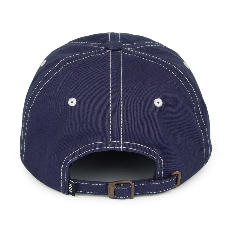Casquette à Visière Incurvée Peaking bleu marine délavé HUF