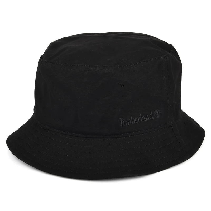 Chapeau Bob en Toile de Coton Peau de Pêche noir TIMBERLAND