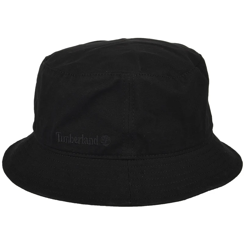 Chapeau Bob en Toile de Coton Peau de Pêche noir TIMBERLAND