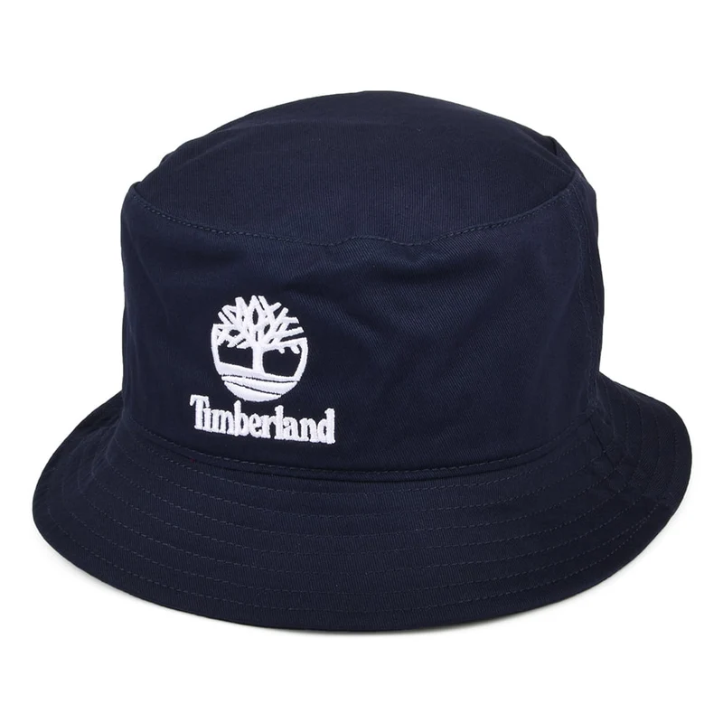 Chapeau Bob en Coton Sergé Youth Culture bleu marine TIMBERLAND