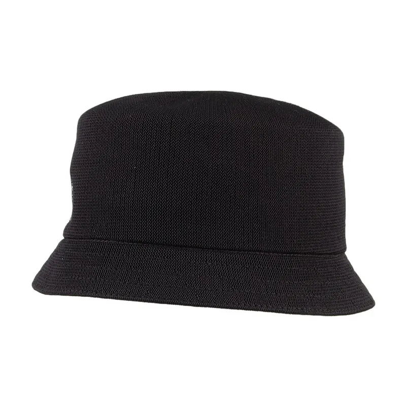 Chapeau Bob en Tropic Bin noir KANGOL