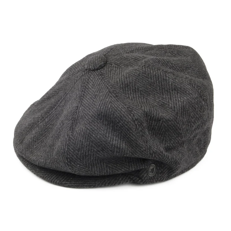 Casquette Gavroche à Chevrons anthracite JAXON & JAMES