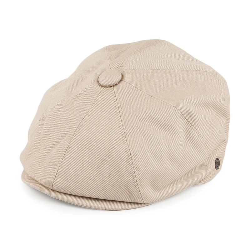 Casquette Gavroche en Coton beige JAXON & JAMES