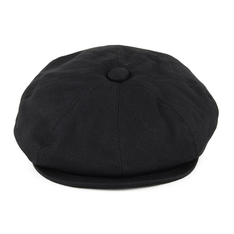 Casquette Gavroche en Coton noir JAXON & JAMES