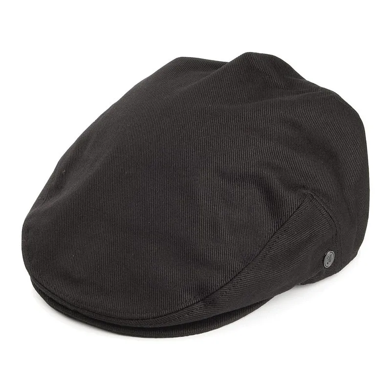 Casquette Plate en Coton noir JAXON & JAMES