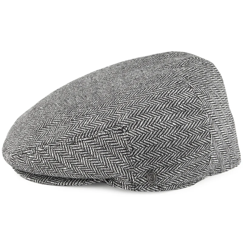 Casquette Plate à Chevrons gris JAXON & JAMES